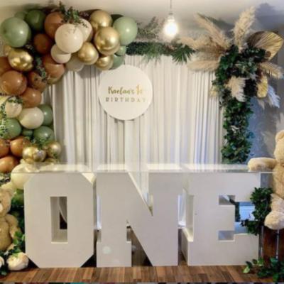 China Wedding Party Event Decoration Metal Sign Tablet Glass First Place Decoration Welding Custom Events for sale