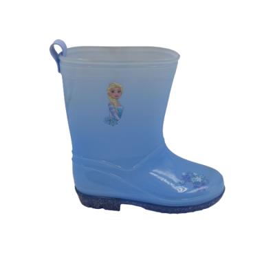 China Fashion trend quality comfortable waterproof custom made children's rubber rain boots wholesale kids blue rubber rain boots for sale