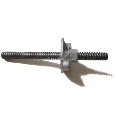 China Traditional Construction Concrete Formwork Screw Thread Tie Rod Water Stopper With Wing Nut for sale