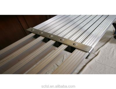 China Folding Ladders 7 Feet Aluminum Extension Plank Metal For Ladders for sale