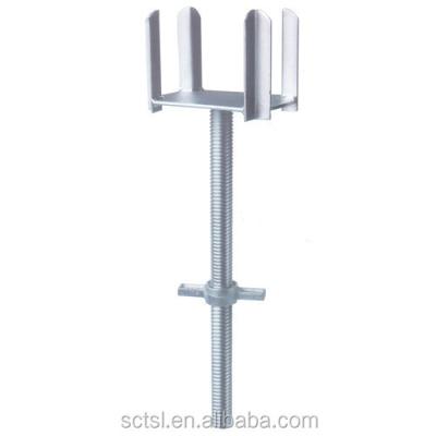 China Modern Electric Galvanized Adjustable Hollow Scaffolding Shoring Screw Jack for sale