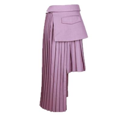 China 2021 Viable China Dress Expansion Skirt Belts Design For Draping Long High Waist Style Women Casual for sale