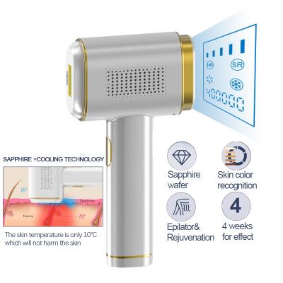 China World Household Osenyuan T023C Hair Removal Fully Intelligent Laser Epilator Sapphire Ice Epilator For Women Skin Detection First for sale