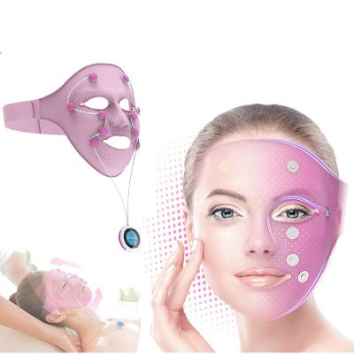 China 2021 New 3D Magic Reusable Electric Spa Face Masker With EMS Vibration Magnetic Field For Face Masker Beauty Use IM-1500P 001 for sale