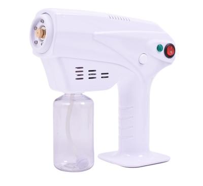 China Rechargeable Spray Gun 10W 25W Ray Anion Cold Atomizer Spray Bottle Cordless Blue Nano Sanitizer Garden Tarnish Disinfect Machine for sale