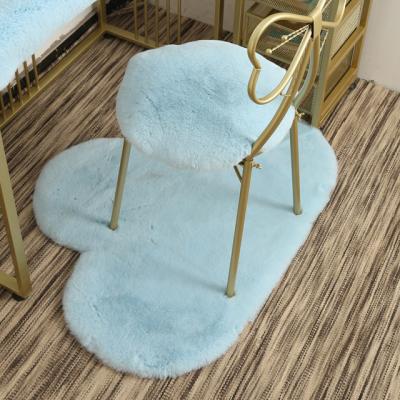 China European and American Modern Style Cloud Shape Fluffy Blanket Carpets Living Room Decor Faux Fur Rug Kids Room Shaggy Area Rug Modern Mat for sale