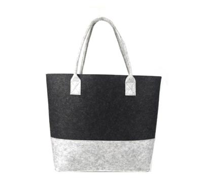 China Normcore / Minimalist 2021 New Eco-Friendly Ladies Felt Shopping Bag Women Handbags Felt Diaper Tote Bag Leisure Felt Bag for sale