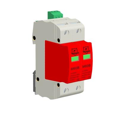 China Power supply surge protection din-rail surge arrester,ac385 surge protection device 90(H)*36(W)*65(L)mm for sale