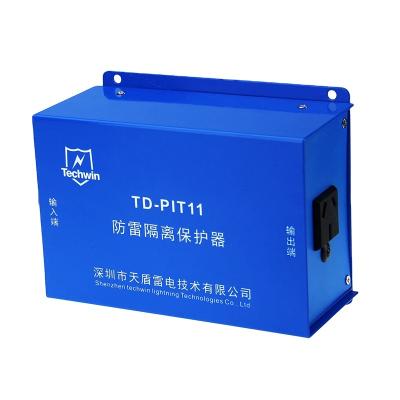 China Techwin Plug In Isolation Transformer Arrester , No Ground Lightning Protection Device TD-PIT11 for sale