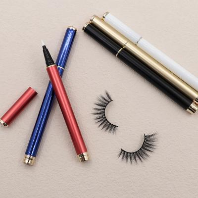 China New 2022 Waterproof Patent Easy To Apply Waterproof Private Label Customized Box Eye Lash Magnetic Eyelash Eyeliner Pen for sale