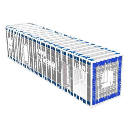 China Mikromodul-Computer-Server-Räume 40 Ft fertigten containerisierte Data Center besonders an zu verkaufen