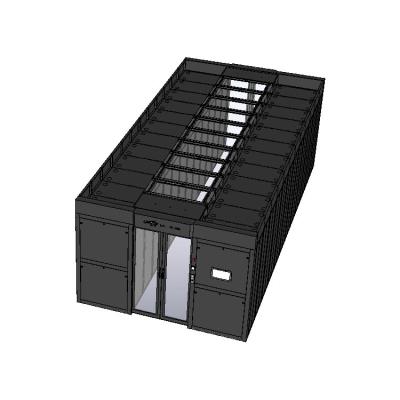 China schaalbaar Containerized Data Center Double Row Minimise Maintenance 100KVA Datacenters Te koop