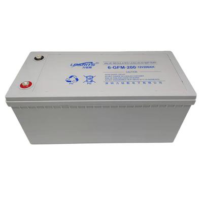 China Kortsluitingsbescherming 12V 200Ah Deep Cycle loodzuurbatterij voor maritieme toepassingen Te koop