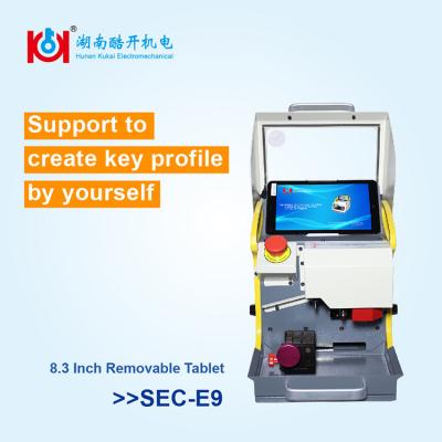 China Multi Function Automatic Key Copy Machine Yellow And White With 12 Month Warranty for sale