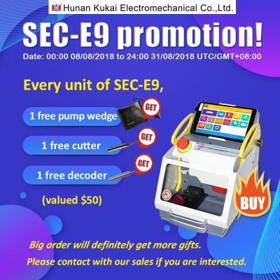 China 2018 Hot Selling SEC-E9 Key Cutting Machine/Silca Key Cutting Machines for sale