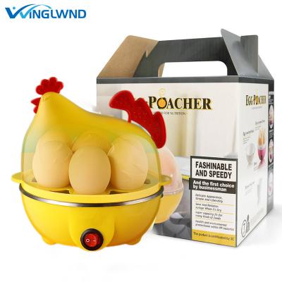 China Electric Egg Boiler Safety Egg Cooker Double Layer Mini Egg Cooker Food Steamer Automatic Wholesale Automatic Heating for sale