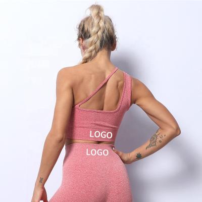 China New Arrival Breathable Seamless Yoga Sports Bra Yoga Bra Exercise Clothing Custom Gym Vest for sale