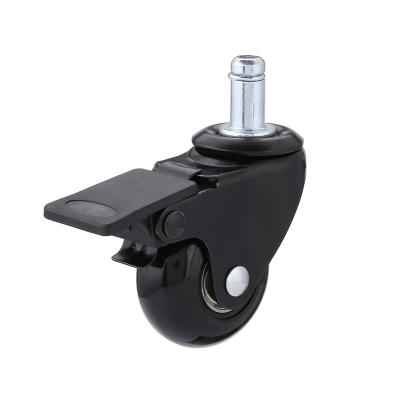 China 2 Inch Brake Lever PU Modern Rubber Universal Wheel for sale