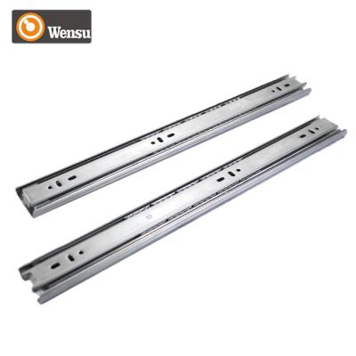 China Modern 35mm 3 Fold Ull Extension Ball Bearing Rainbow Drawer Slide For Furniture for sale