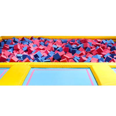 China With Sponges Net Protective Customized High Density Trampoline Pit Foam Cubes for sale