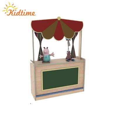 China 3-15 Years Old Puppet Show Custom Wooden Stage Kids Stand Theater Puppet Kids Toy for sale