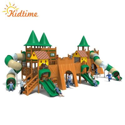 China Outdoor Playground Child Outdoor Wooden Playground, Outdoor School Yard Playground Toys for sale