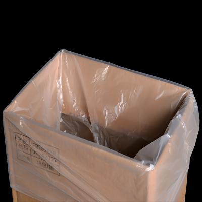 China 100*100 moisture proof flat mouth printing lining moisture proof carton liner packing low pressure pe high density polyethylene bag for sale