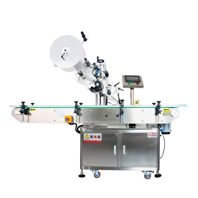 China Food Flat Oval Rectangular Square Bottles Labeling Machine Manual Double Side Flat Labeling Machine Hot Sale for sale