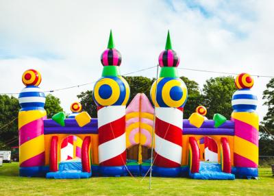 Chine Piquer quadruple de parc à thème plein d'entrain de château de polychlorure de vinyle d'adultes d'enfants à vendre