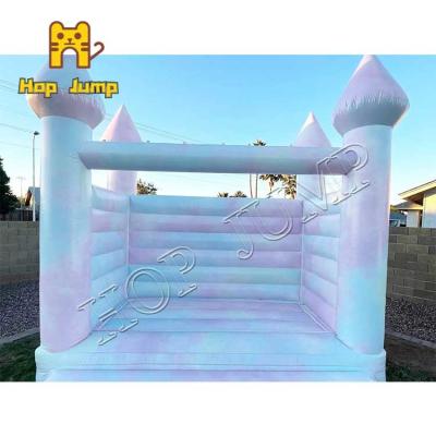 China 12ft 0.55mm PVC-Bindungs-Färbungs-Hochzeits-aufblasbarer Prahler-Schloss-Kinderpullover zu verkaufen