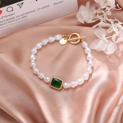 China Boho Elegent Trendy Trendy Popular Gold Plated Bead Lock Bracelet Summer Chain Jewelry For Women Gift for sale