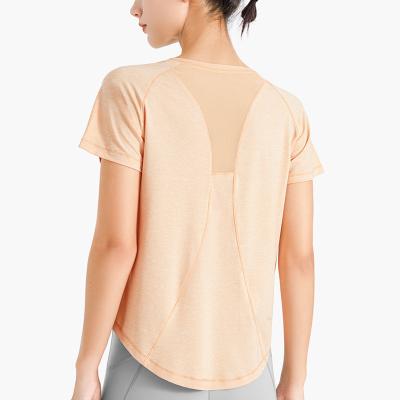 China New Design Sports T-shirt Woman Special Loose Mesh Version Summer QUICK DRY Breathable Top for sale