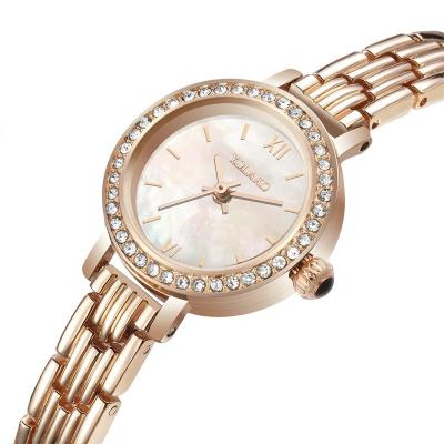 China Fashion non-specific luxury women's bracelet watches relojes de mujer bracelet rose gold small dial simple watch for sale