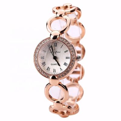 China Non-specific fashion luxury charm watch woman alloy strap antique watch for sale