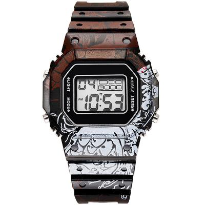 China One Piece Alarm Mens Sports Watch Waterproof Square Digital Wristwatches Gifts G Style Digital Clocks Shock Fashion Watch for sale