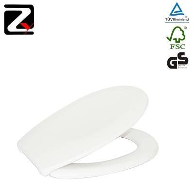 China Concealed Professional Slow Narrow Egg Shape Tank Toilet Seat Cover for sale