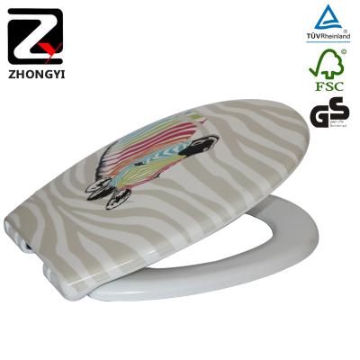 China Slow-end Toilet Seats Colored Designed Height American Toilet Seat for sale