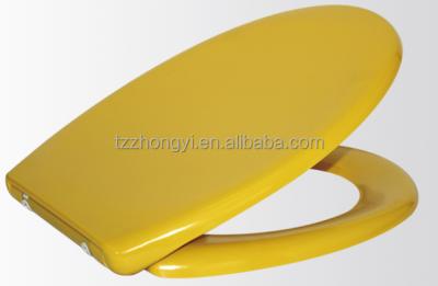 China Slow-end toilet seats yellow MDF duroplast toilet seat for sale