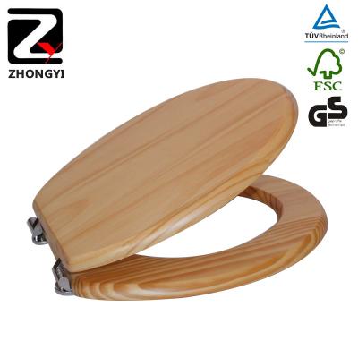 China Slow-end Toilet Seats Sanitary Ware Solid Wood MDF Toilet Seat For Sale for sale