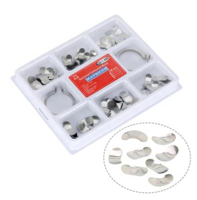 China Durable Matrix 1.398 Metal Russian Original Dental Sectional Matrices Assemble for sale