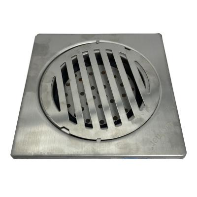 China Eco Friendly Wholesale 6 Inch 304 Stainless And ABS Plastic Floor Drains With Cover for sale