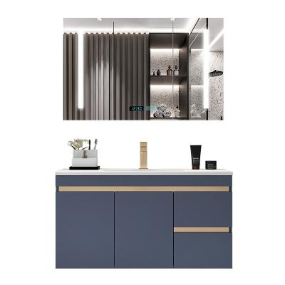 China New Design 1204 Modern Cabinet Furniture Wooden Bathroom Vanity for sale