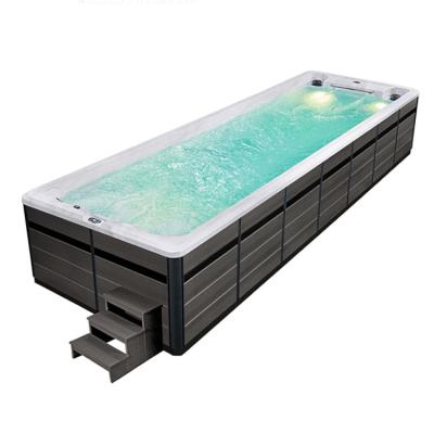 China Modern Design 6030 Modern Design Swimming Pool Whirlpool Bathtub Spa Party Freestanding Outdoor Bathtub 8 Meters Long for sale