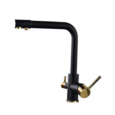 China Brass Metered Faucets Kitchen Wash Faucet Basin Faucet Mixer Tap Deck Hot Steel Outdoor Marble Mount Cold Water Black Stainless Color for sale