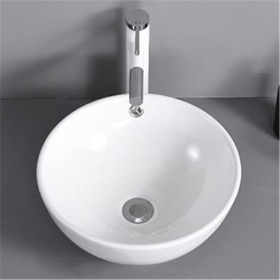 China Excellent Modern IDEAL Oval Wash Art Painted Ceramic Table Top Basin Bathroom Sink Apartment Desk for sale