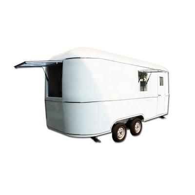 China Unique Design Mobile Food Trailer Snack Used Commercial Food Supply Trucks for sale