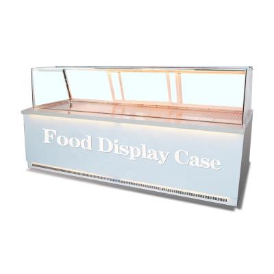 China Single-Temperature Meat Display Cabinet Refrigeration Equipment Butcher Deli Freezer for sale