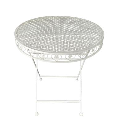 China Minimalist Nordic Simple Metal Table Casual Outdoor Home And Garden Furniture for sale