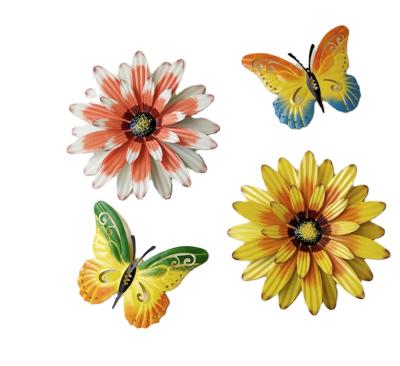 China Farmhouse Metal Butterfly Wall Art, Inspired Wall Decor Sculpture Hanging for sale