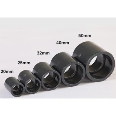 China Hot Sale Eco-friendly PVC Coupling PVC Straight Joint Quick Joint Conversion Water Joint Pipe Fittings for sale